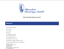 Tablet Screenshot of blauetikett.de